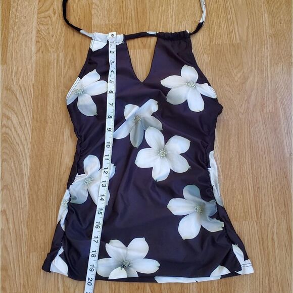 Ralph Lauren Villa Floral High Neck Halterkini Top - Picture 15 of 16